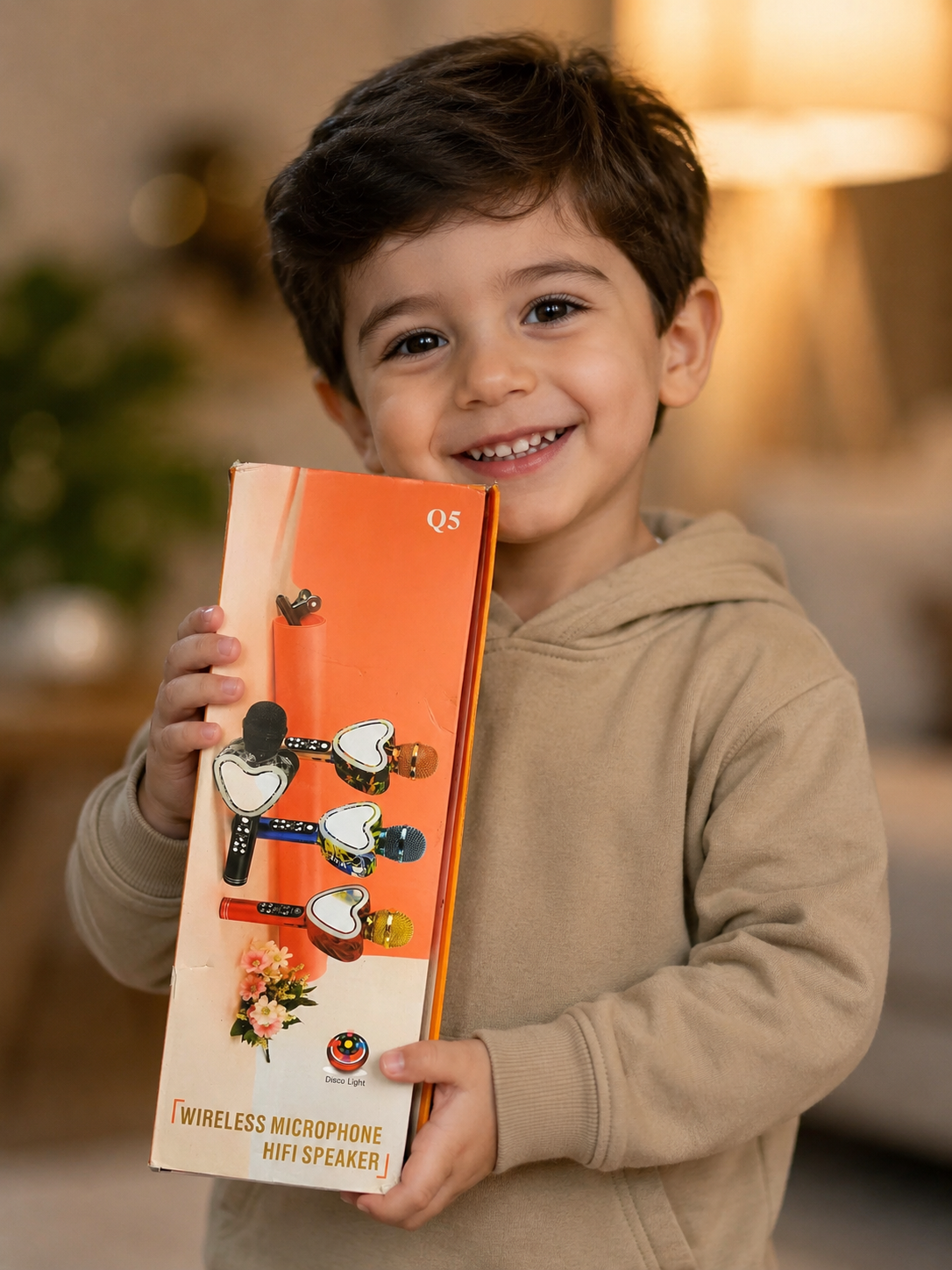 اسپیکر میکروفن Q5 طرح قلب
